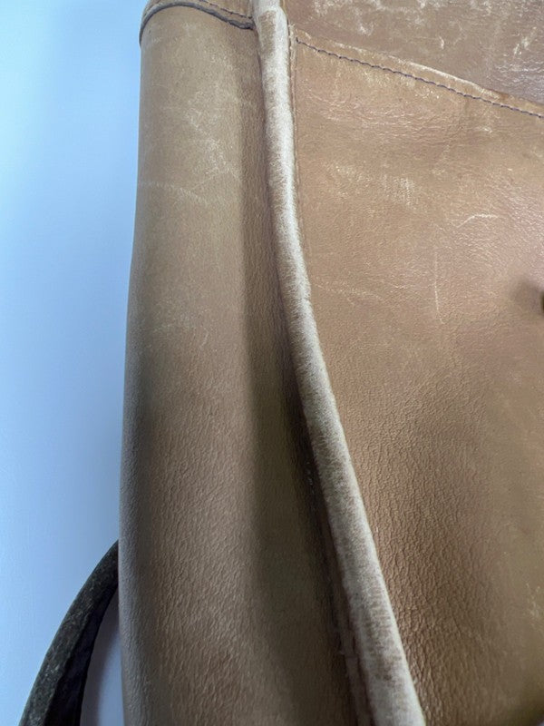 Coach Vintage Tan Leather Envelope Portfolio Messenger Bag image 10
