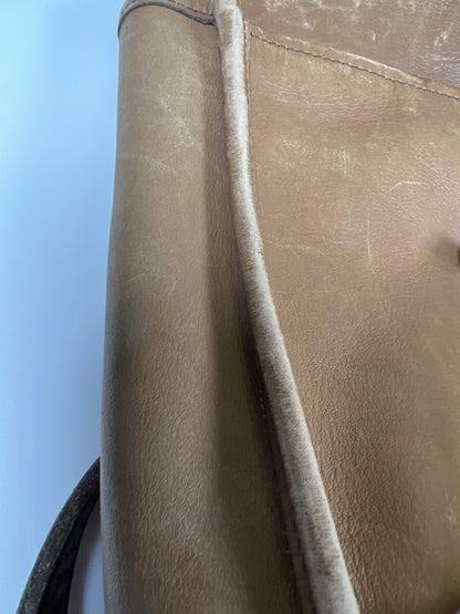 Coach Vintage Tan Leather Envelope Portfolio Messenger Bag image 10