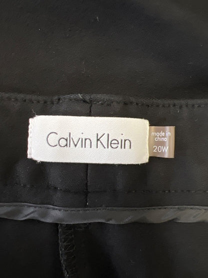 Calvin Klein Women's Black Stretch Dress Pants - Plus 20W image 3