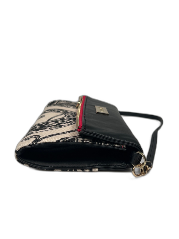 Spartina 449 Black/Beige Daufuskie Island Multi-Pocket Wristlet Clutch image 2