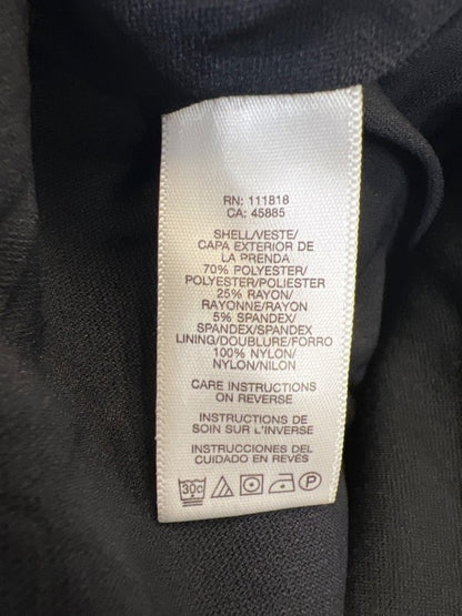 Michael Kors Women's Black Zip Back Midi Pencil Skirt - 10 image 4
