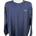 The North Face Men's Navy Blue Vapor Wick Long Sleeve Tee Shirt - XXL