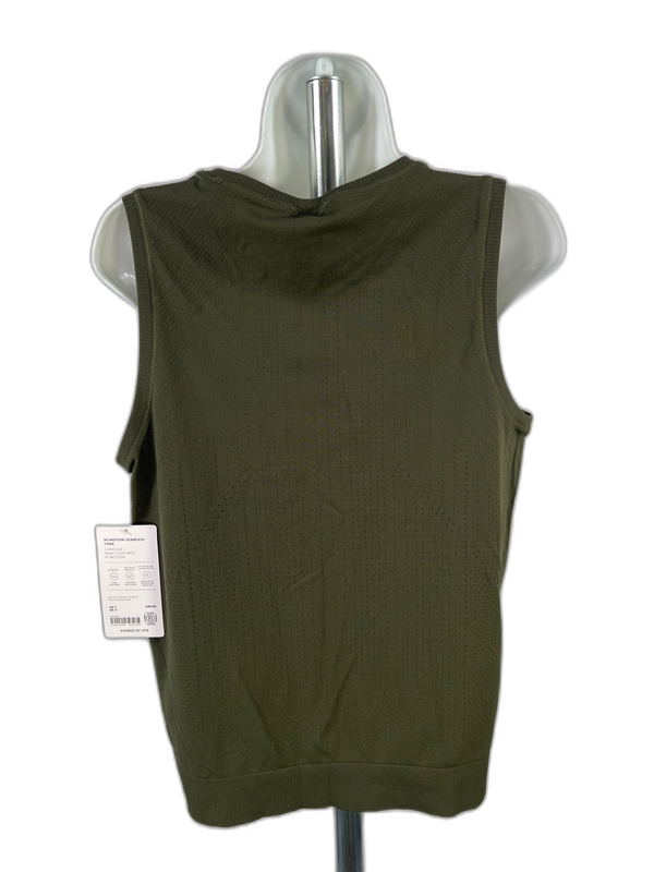 Athleta Women's Green In Motion Seamless Perforated Athletic Tank Top - M image 2