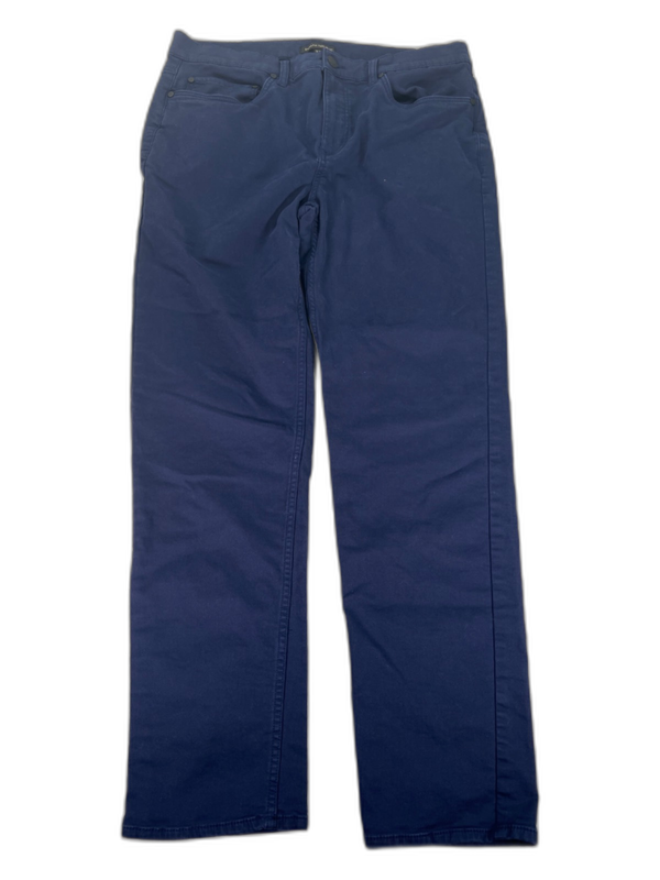 Banana Republic Men's Blue Slim Fit Travel Pants - 34x32