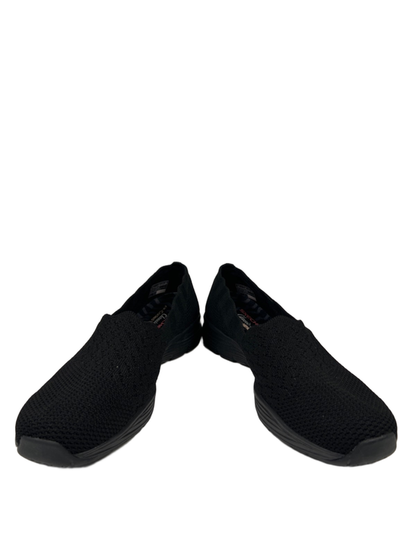 Skechers Women's Black Classic Fit Seager Stat Knit Slip On Shoes - 10 image 6