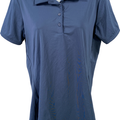 Adidas Women’s Blue Short Sleeve Athletic Polo Shirt - M