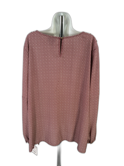 Liz Claiborne Career Women's Red Long Sleeve Woven Blouse - XXL image 2