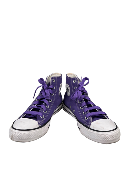 Converse Women's Purple Chuck Taylor All Star High Top Lace Up Sneakers - 8 image 6