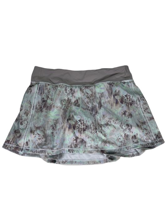 Lululemon Women's Purple Plisse Blossom Pace Rival Lined Mid Rise Skirt - 8