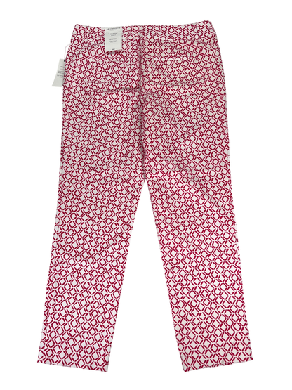 Liz Claiborne Women's Pink/White Emma Ankle Dress Pants - 6 image 2