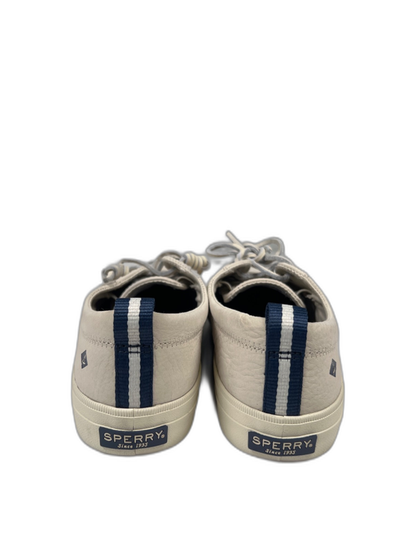 Sperry Women's Beige/Taupe Leather Crest Vibe Sneakers - 8.5 W image 4