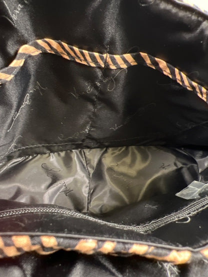 Vera Bradley Women's Brown/Black Zebra Print Crossbody Purse image 8