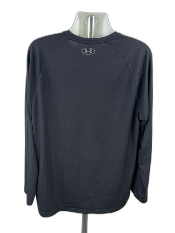 Under Armour Men's Black Loose Fit HeatGear Long Sleeve Athletic Shirt - XXL image 2