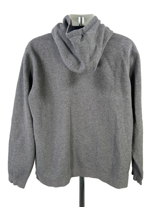 Nike Men's Gray Long Sleeve Future Logo Pullover Hoodie Sweatshirt - 2XL image 2