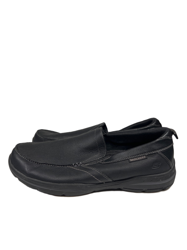 Skecher's Men's Black Relaxed Wide Fit Harper Forde Slip On Loafers - 10.5 Wide image 5
