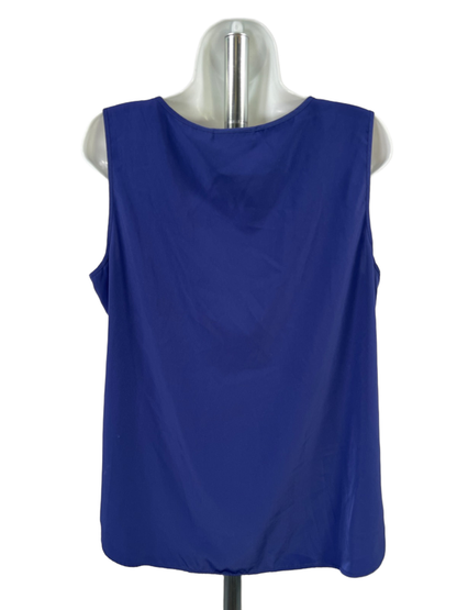 Chico's Women's Purple Sleeveless Hi-Low Sleeveless Tank Top - 2/US L image 2