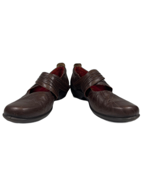 Romika Women's Brown Leather Mary Jane Comfort Walking Shoes - 42/US 11 image 6