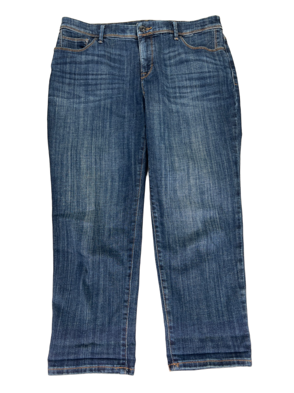 Chico's Women's Dark Wash So Slimming Crop Denim Jeans - 1.5 Petite/US 10 Petite