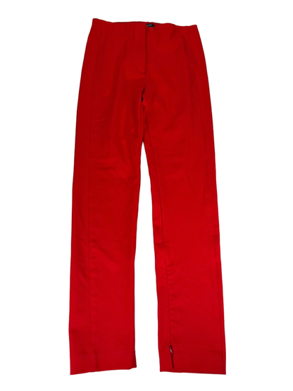 Ann Taylor Women's Red Zip Ankle Slim Leg Dress Pants - 0 Petite