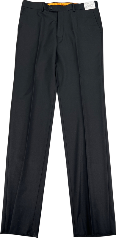 Statement Italy Men’s Black Suit Jacket and Vest - 40R W/ Pants 40x34 Set image 7