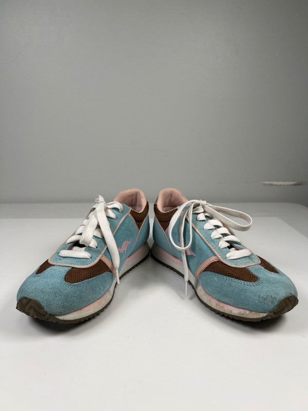 KangaROOS Women's Blue/Pink Lotus 28 Lace Up Casual Athletic Sneakers - 7 image 6