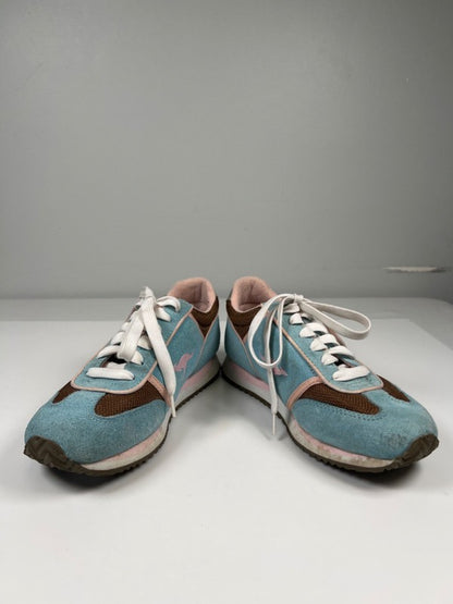 KangaROOS Women's Blue/Pink Lotus 28 Lace Up Casual Athletic Sneakers - 7 image 6