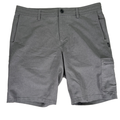 O'Neill Men's Gray Hybrid Side Pocket Shorts - 34