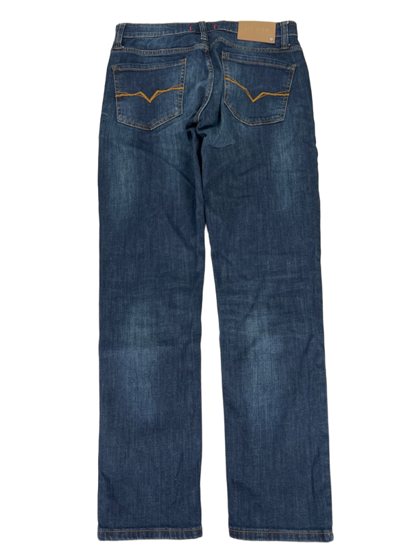 Guess Men's Medium Wash Mid Rise Slim Tapered Denim Jeans - 31x30 image 2