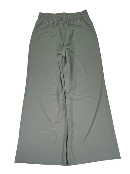 CRZ Yoga Women's Gray/Green Pull On Stretch Waist Wide Leg Athletic Pants - L image 2
