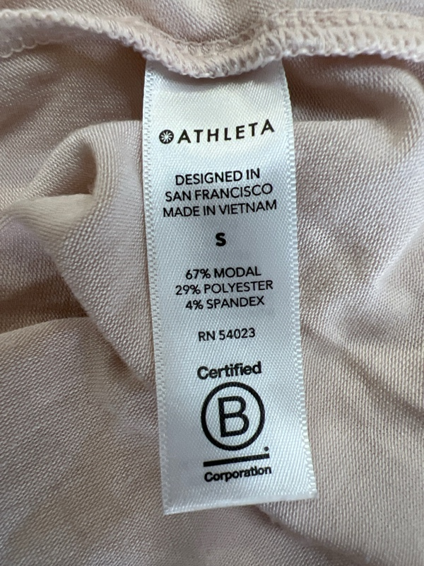 Athleta Women's Pink Cloudlight Restore Tank Top - S image 3