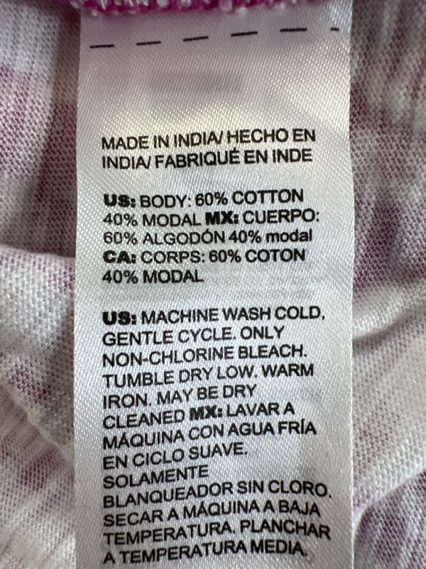 Chico's Women's Purple Short Puff Sleeve T-Shirt - 1/US M image 4