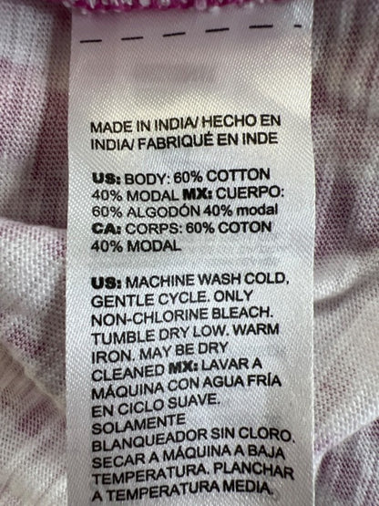 Chico's Women's Purple Short Puff Sleeve T-Shirt - 1/US M image 4