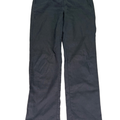 J.Jill Essential Womens Black Cotton Stretch Slim Straight Leg Pull On Pants - 8