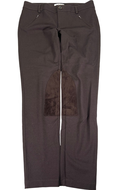 Cabi Women’s Brown Stretch Knit Riding Ponte Pants - 10 image 2