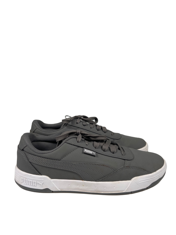 Puma Men's Dark Gray Skate C Buck Softfoam+ Lace Up Sneakers - 11