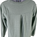 J. Jill Women’s Mint Green 3/4 Sleeve Textured Knit Sweater - S
