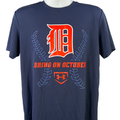 Under Armour Men's Blue/Orange Detroit Tigers Graphic Active T-Shirt - M
