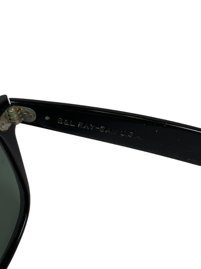 Ray-Ban Unisex Black Vintage B&L Wayfarer II Sunglasses W/ Case image 6