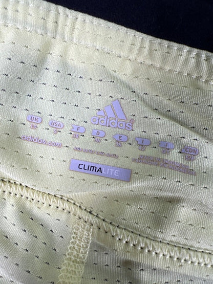 adidas Women's Black/Yellow Mesh Lined Pull On Athletic Skort - S image 3