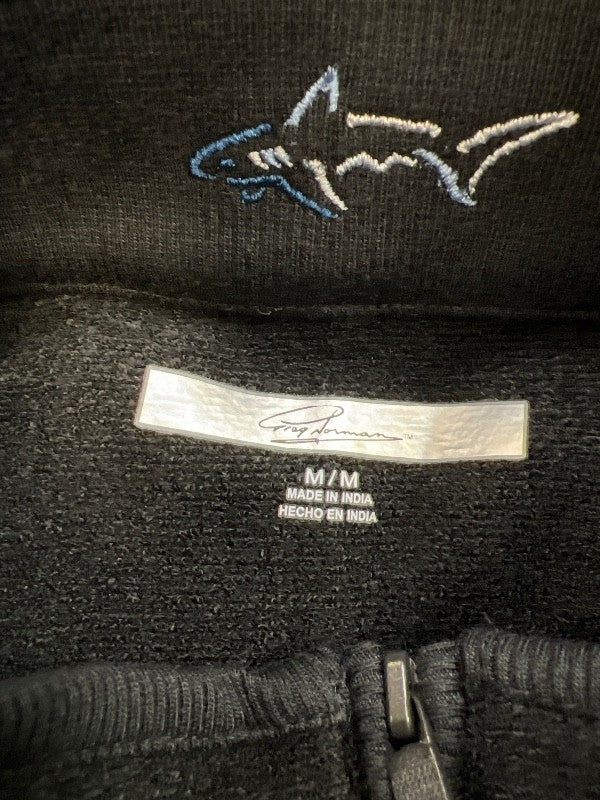 Greg Norman Men's Black 1/4 Zip Pullover Sweater - M image 3