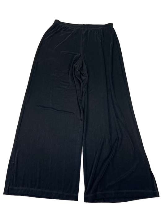 Chico's Travelers Women's Black Casual Semi Sheer Pull On Pants - 3/US XL