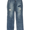Chico's Women's Medium Wash The Platinum Rhinestone Jegging Jeans - 1/US 8