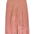 Alfred Dunner Women's Pink Botanical Gardens Classic Fit Capri Dress Pants - 8