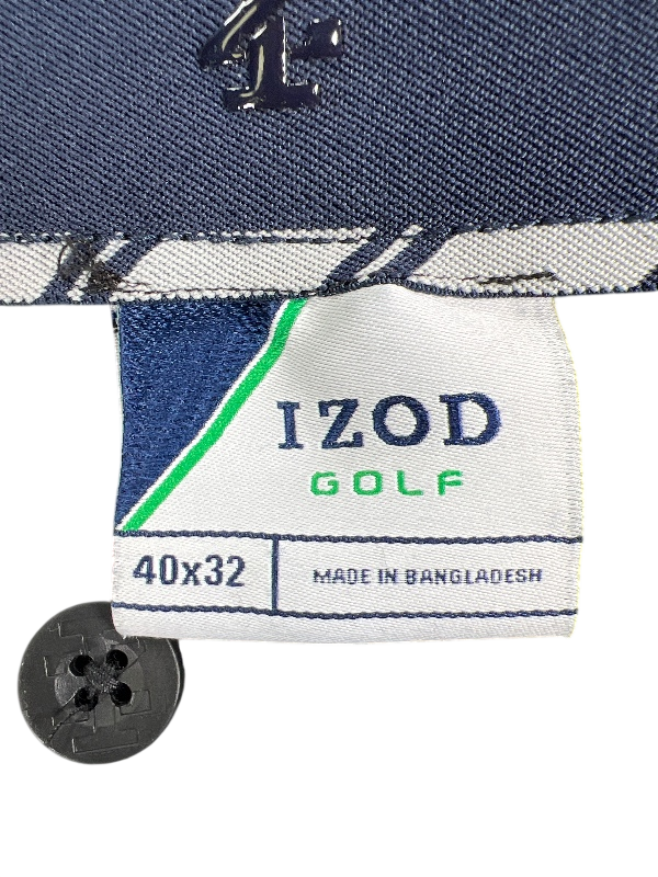 Izod Men's Black Athletic Golf Pants - 40x32 image 3