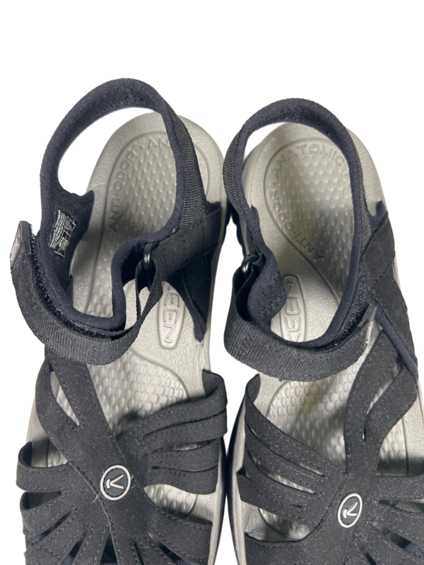 Keen Women's Black Closed Toe Slingback Rose Hiking Sandals - 8 image 3