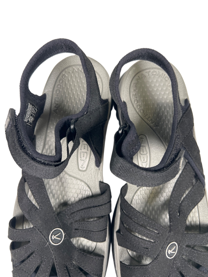 Keen Women's Black Closed Toe Slingback Rose Hiking Sandals - 8 image 3