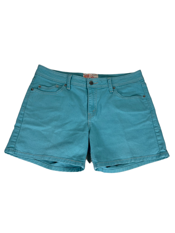 Levi Strauss Signature Women's Blue Denim Jean Shorts - 12