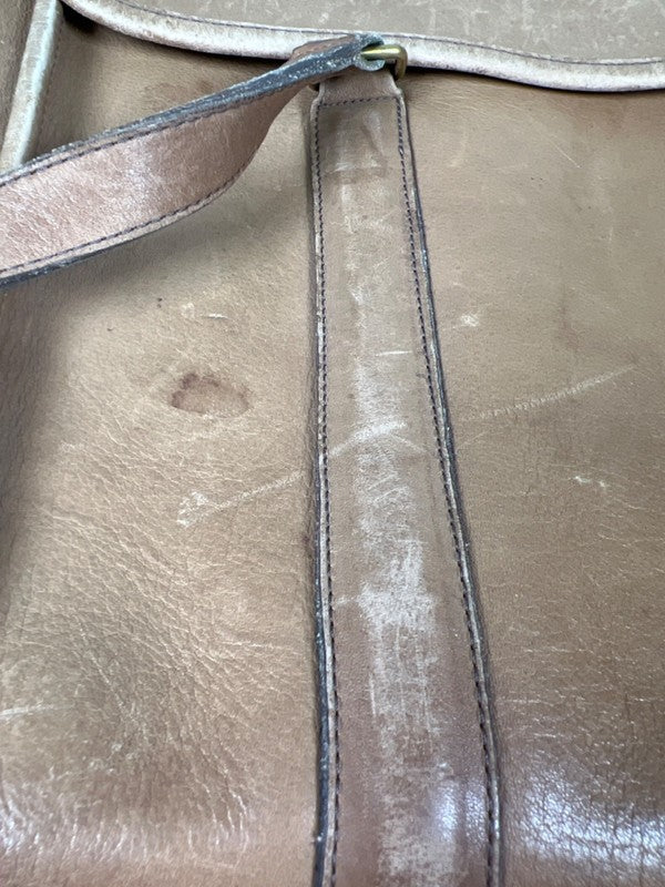 Coach Vintage Tan Leather Envelope Portfolio Messenger Bag image 11