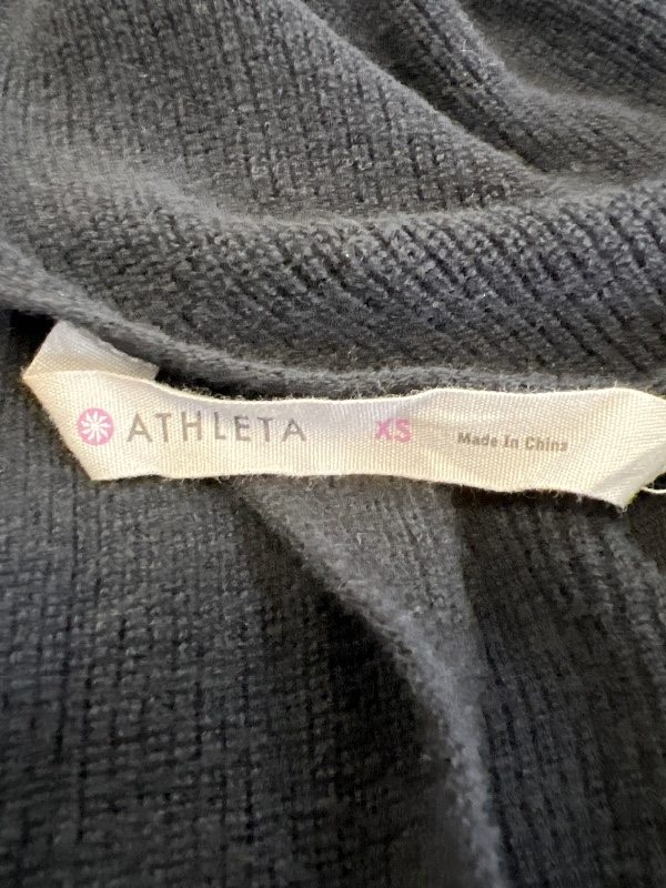Athleta Women's Black Darling Open Back Long Sleeve Sweater - XS image 3