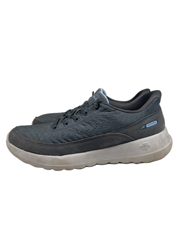 Skechers Women's Blue At Ease Step In Sneakers - 7 image 5